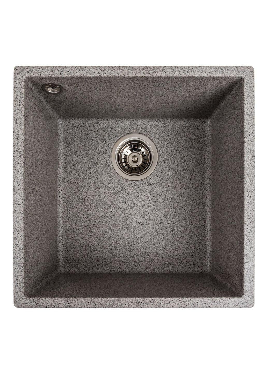 Гранітна мийка для кухні 4040 RUBA матовий сірий Valeso (358059902)