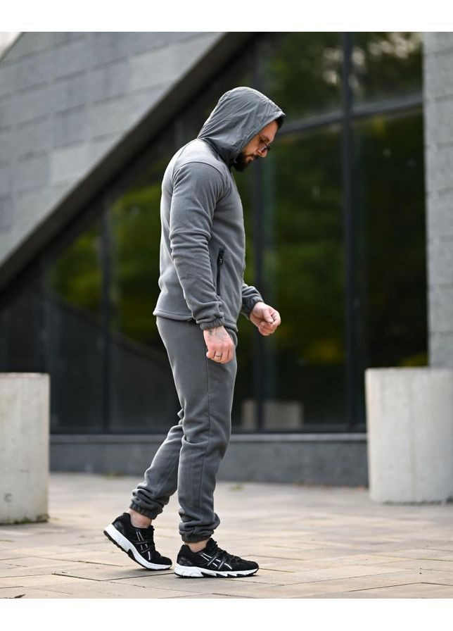Флісовий спортивний костюм STATIX grey No Brand (366065538)