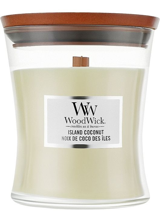 Ароматическая свеча в стакане Hourglass Candle Island Coconut 610g (760061-135367) WoodWick (368659496)