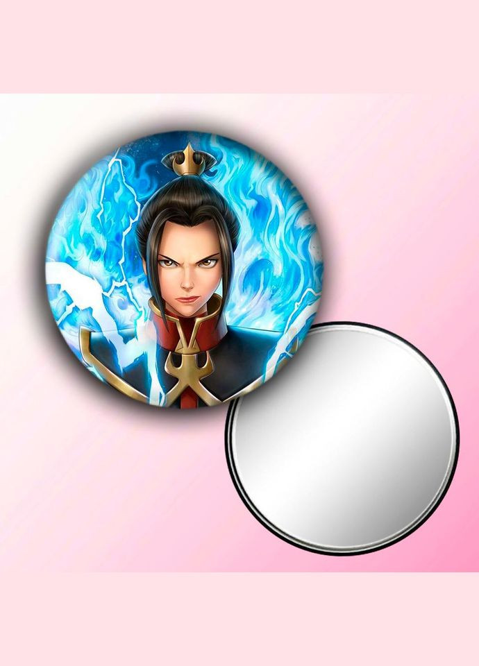 Дзеркальце косметичне кишенькове Аніме Аватар #0020 із малюнком круглий 56 мм No Brand (309155771)