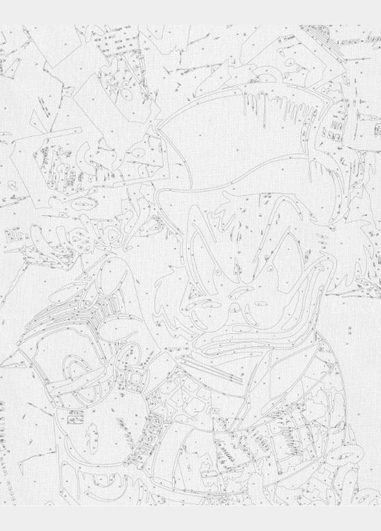 Черно-белая картина девушка Грация 40х50см GX47471 Rainbow Art (317298949)