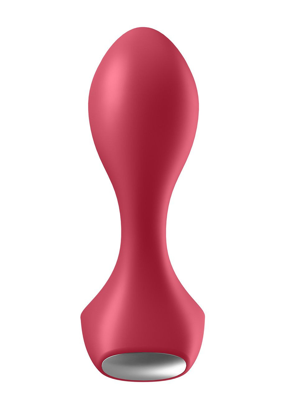 Анатомічна анальна пробка із вібрацією Backdoor Lover червона Satisfyer (303908647)