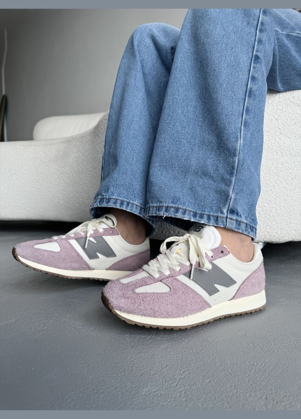 Кросівки жіночі No Brand 471 Pink Beige Grey | Нью Беланс 471 рожеві демісезони (344464596)