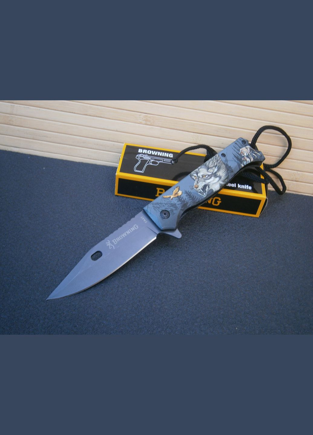 Нож складной Wolf A 723 23 см Brawning (302450638)