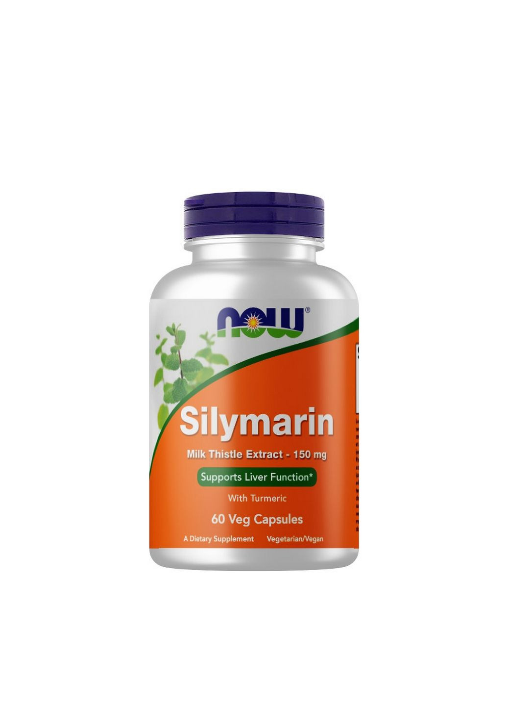 Натуральна добавка Silymarin Milk Thistle 150 mg, 60 вегакапсул Now (293338701)