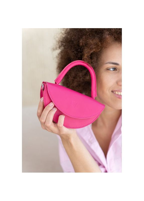 Женская кожаная мини сумка через плечо Сhris micro фуксия The Wings (302007467)