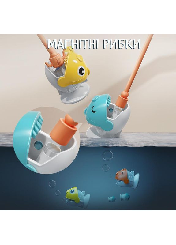 Игрушка развивающая Монтессори Магнитная Рыбалка Pink No Brand (365721242)