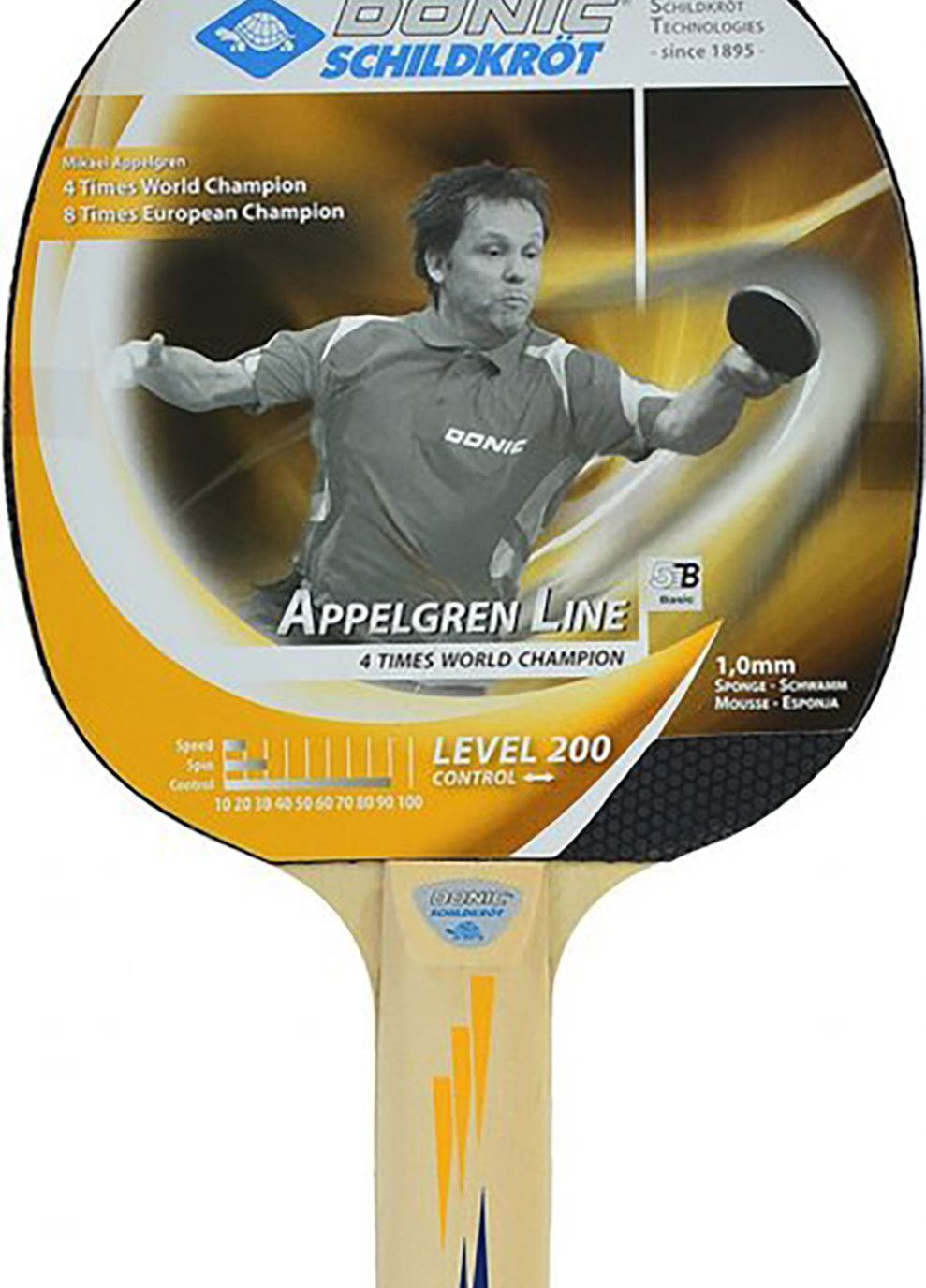 Ракетка для пинг-понга Appelgren Level 200 703002 Donic (333960181)