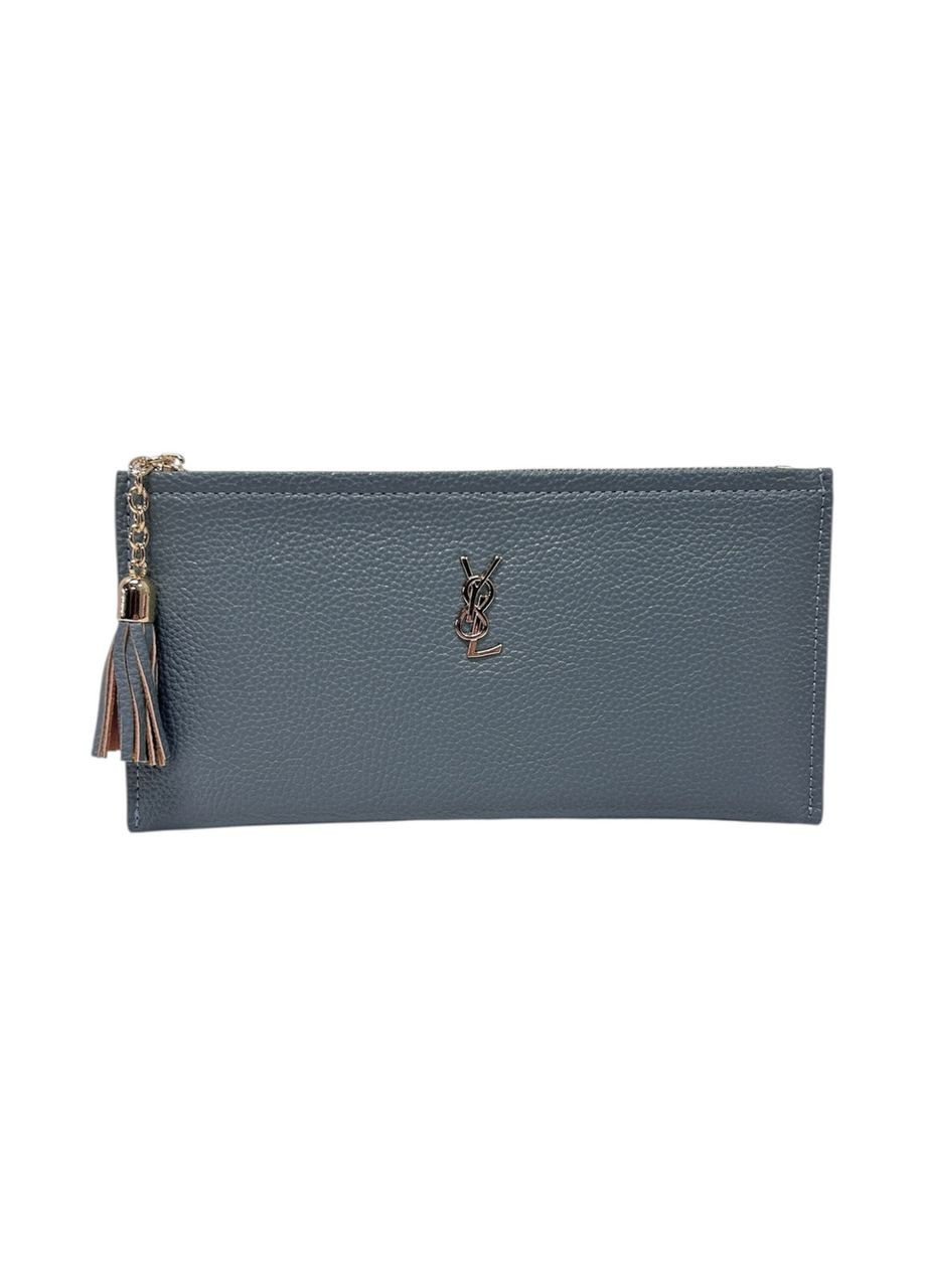 Женский кошелек из эко-кожи YSL Т9054-004 серебряный 21.5 х 11.5 х 1 Tailian (367263568)