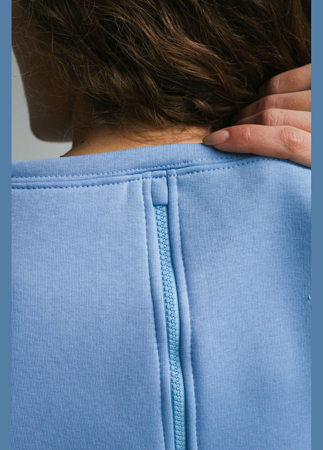 Блакитний світшот блакитний "basic" Intruder (313865459)