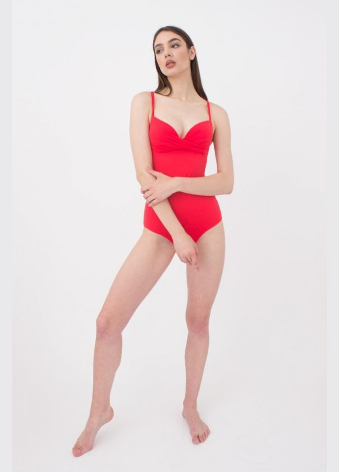 Червоний літній купальник жіноча суцільний суцільний Giulia Isida Swim 1812/20
