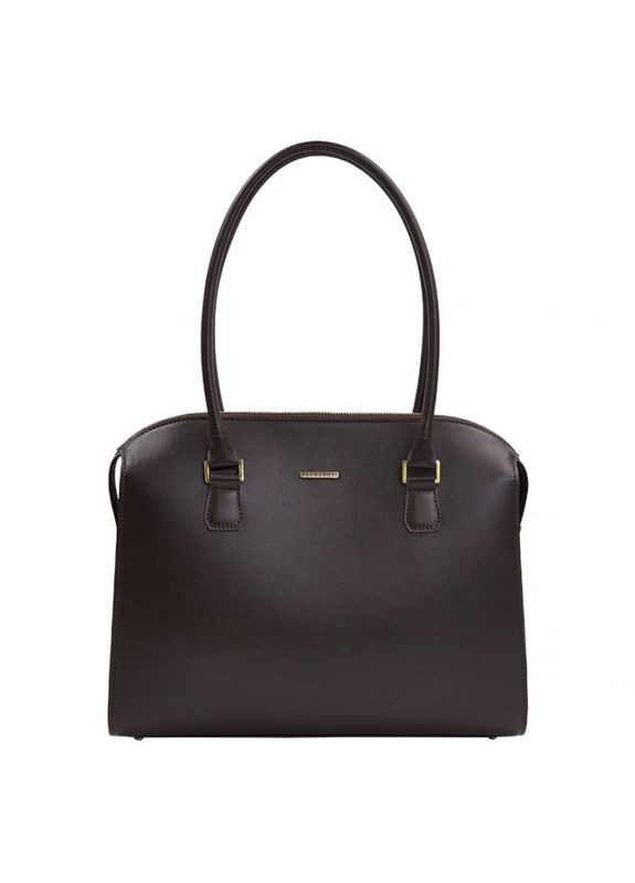 Сумка тоут через плече жіноча шкіряна велика Темно-коричневий 36053 BlankNote (338182773)