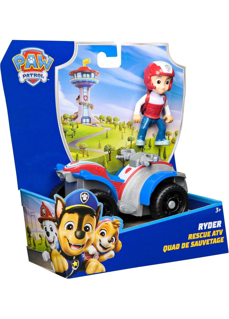 Щенячий патруль Спасательный квадроцикл и фигурка Райдер Paw Patrol Ryder's Rescue ATV Vehicle with Collectible Figure Spin Master (365251689)