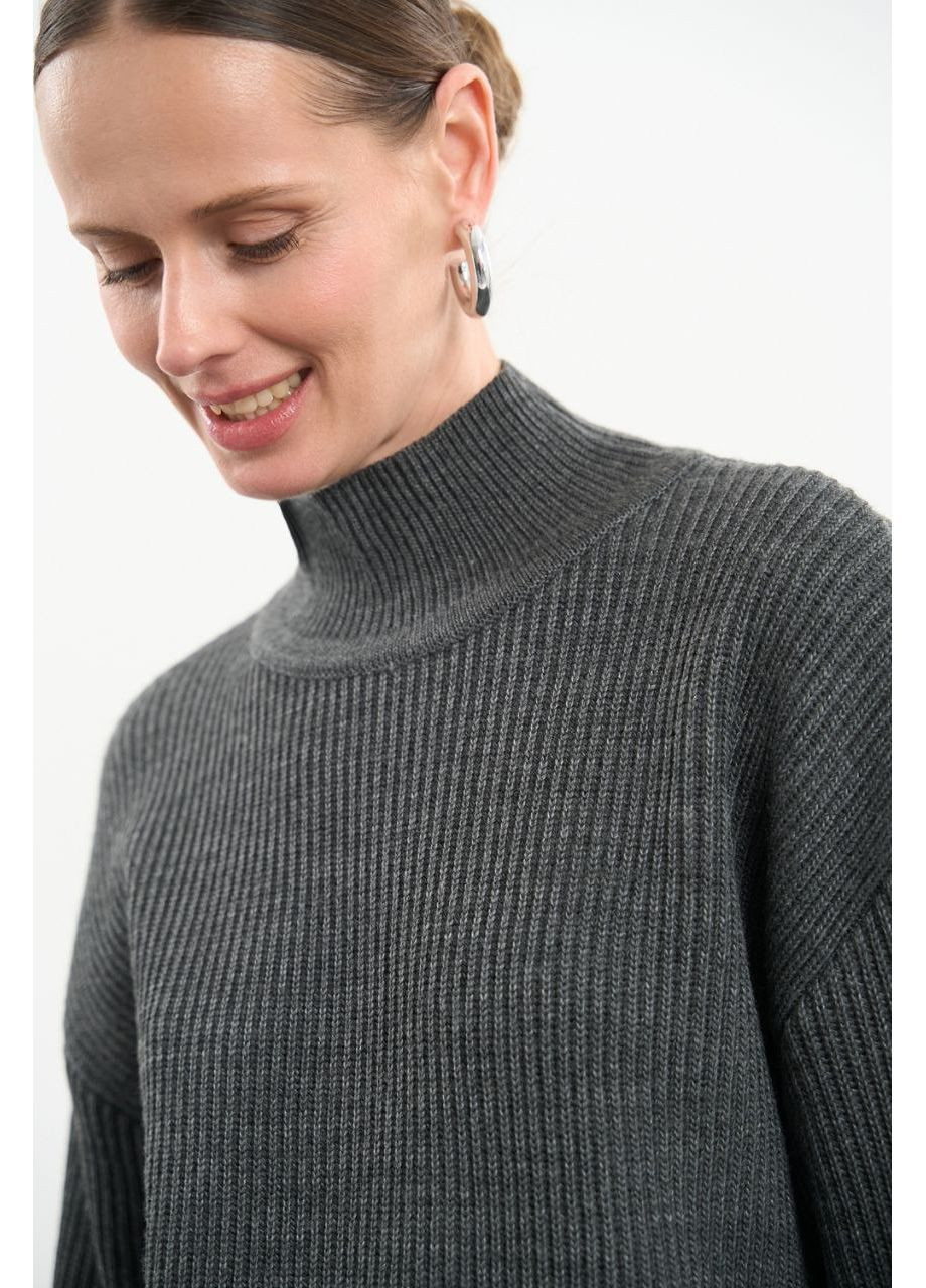 Темно-серый зимний джемпер кофта свитер джемпер Triko Bakh