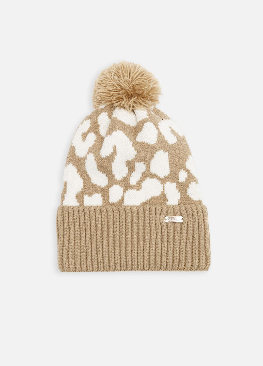 Шапка для девочки цвет бежевый ЦБ-00260021 Yuki (303899428)