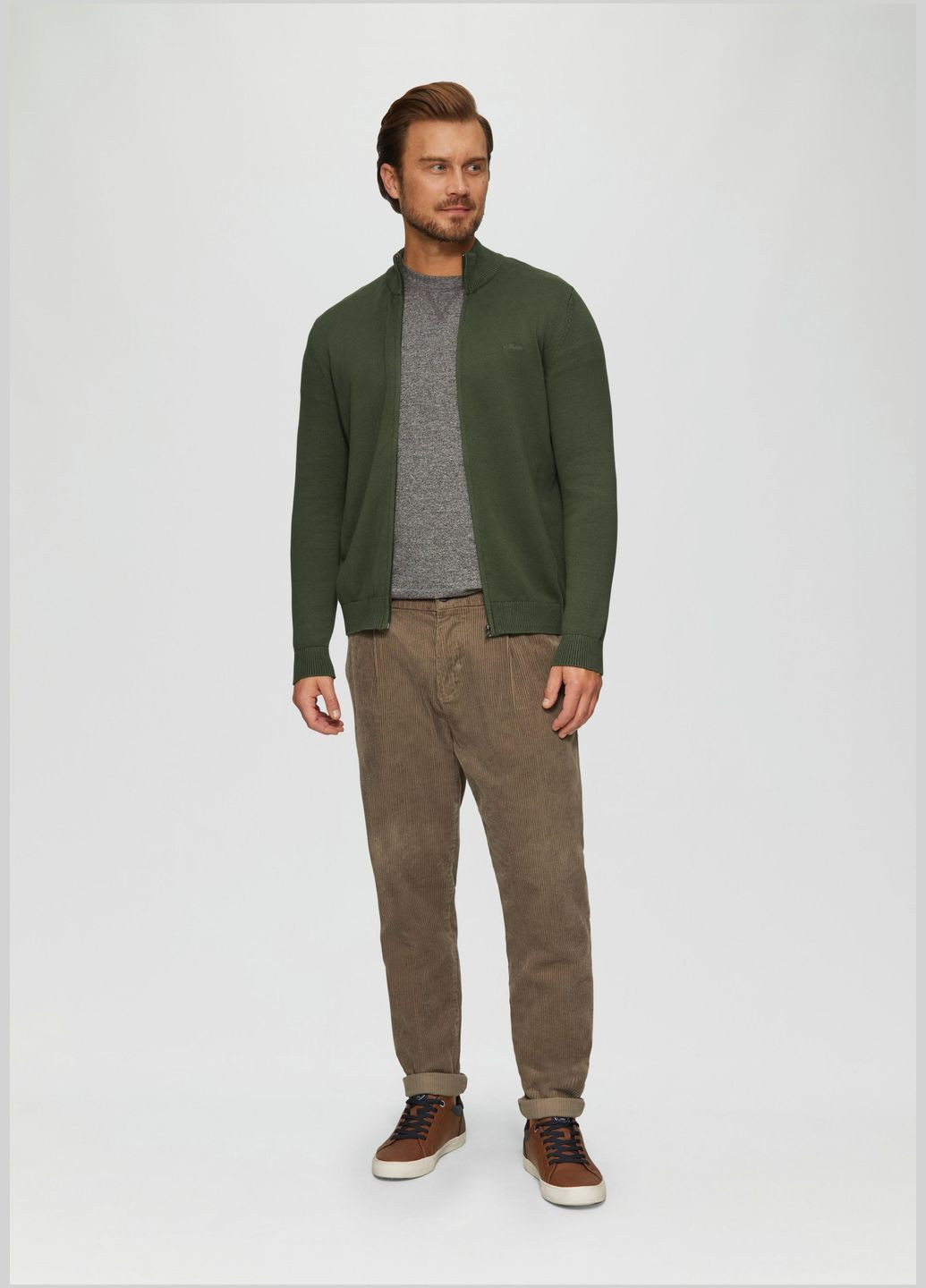 Зеленый демисезонный кардиган S.Oliver