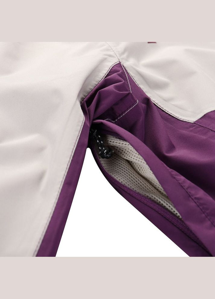 Комбинированная демисезонная куртка женская impeca woman серый-бирюзовый Alpine Pro