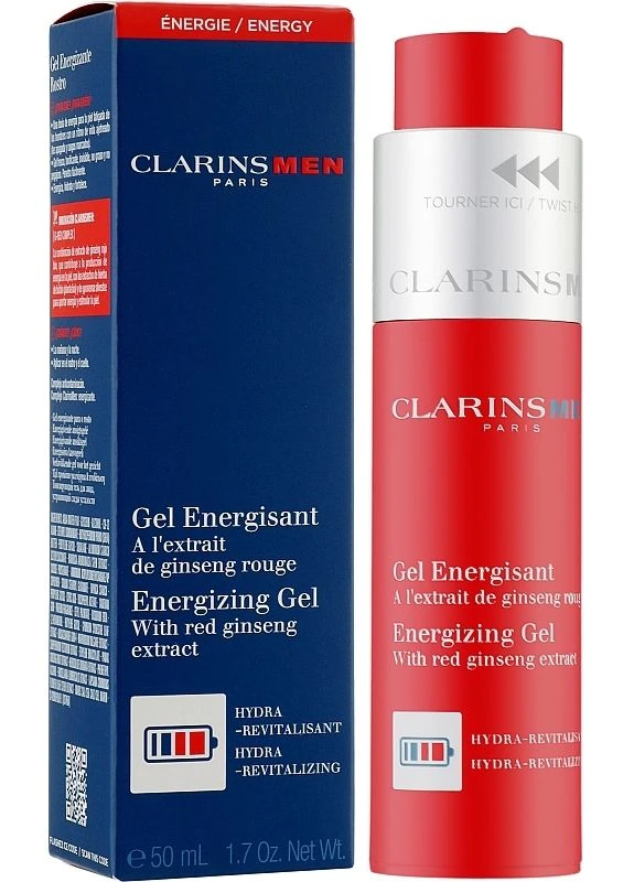 Clarins Відновлювальний гель, який покращує колір обличчя, для чоловіків Men Energizing Gel 50ml (2-991589) — Крем, (369795460)