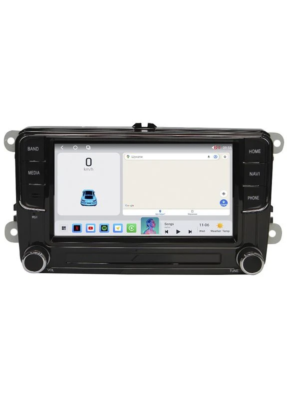 Штатная магнитола 7" 8227A 2/32 4G для Volkswagen Seat Skoda GPS CarPlay 9 шт. Lesko (336198280)