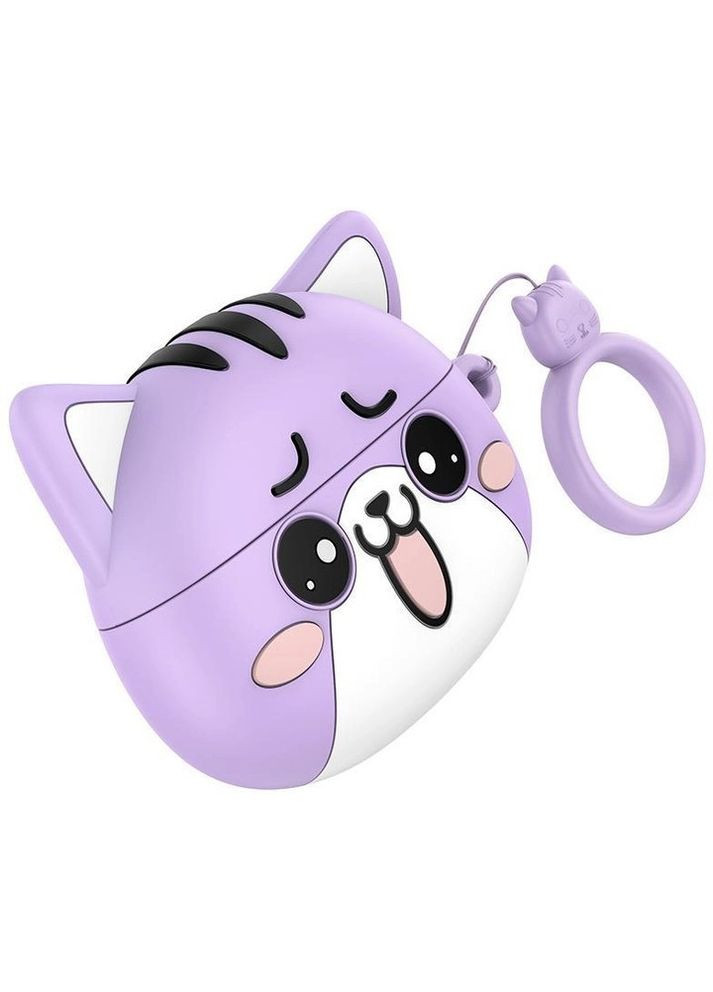 Наушники беспроводные EW48 Purple cat фиолетовый кот Hoco (293345664)