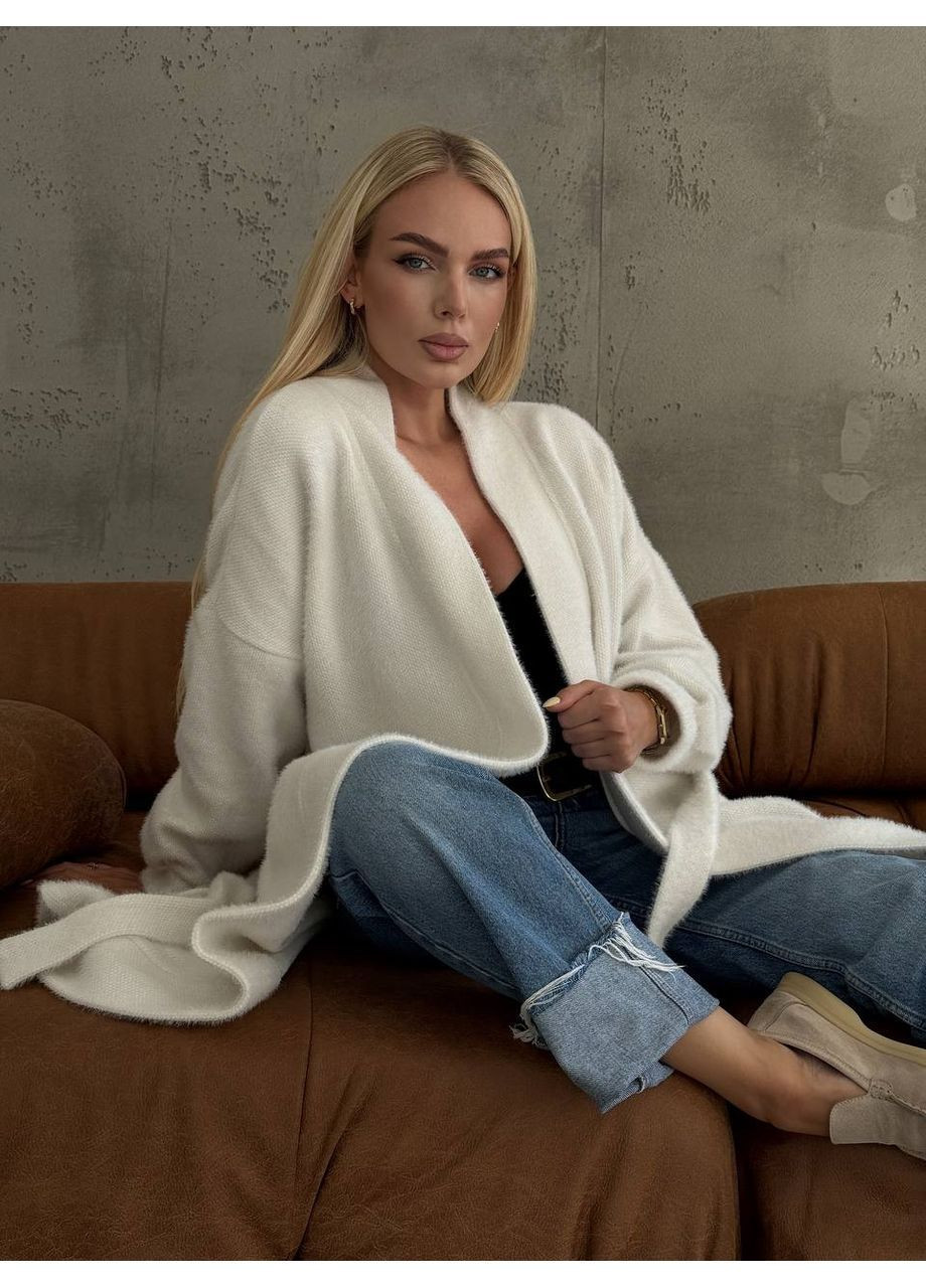 Молочный демисезонный кардиган MonCher