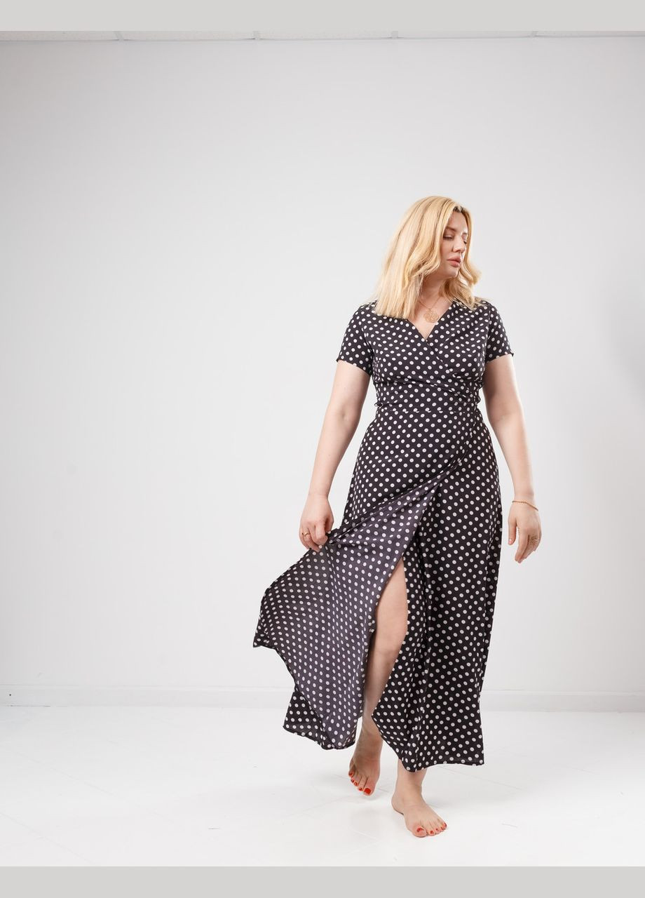 Чорна літня сукня в підлогу Fashion Girl