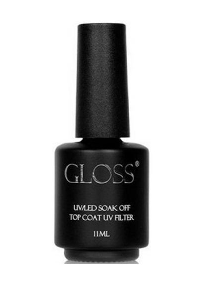 Топ для гельлака с УФ-фильтром UV Filter Top Coat, 11 мл Gloss (315342059)
