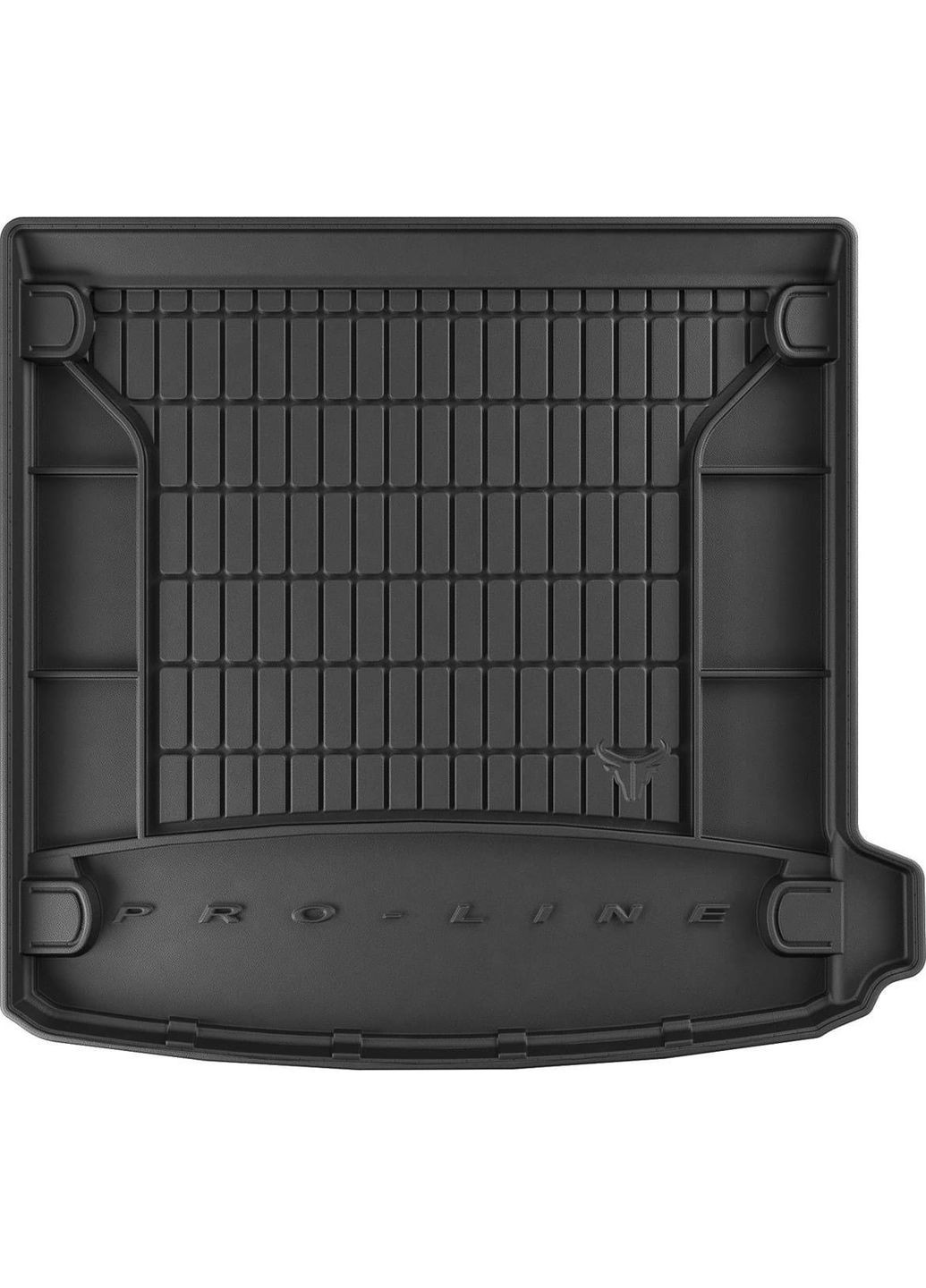 Резиновый коврик в багажник Pro-Line для Audi Q8/SQ8/RS Q8 (mkI) 2018→ (с докаткой) (с органайзером) (с Frogum (361232483)