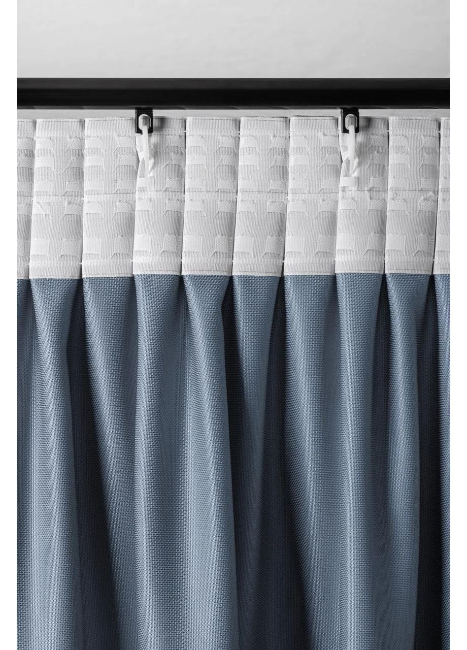 Штори з мікровелюру 2шт 3,5м х від 2,5м до 3м HYGG (370367503)