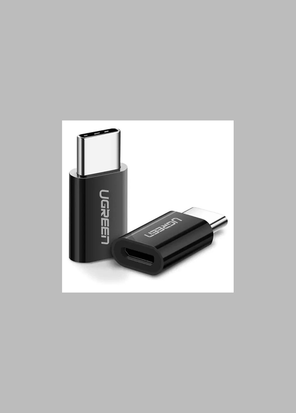 Переходник даптер US157 USB Type-C to Micro USB Black (30391) Ugreen (300523769)
