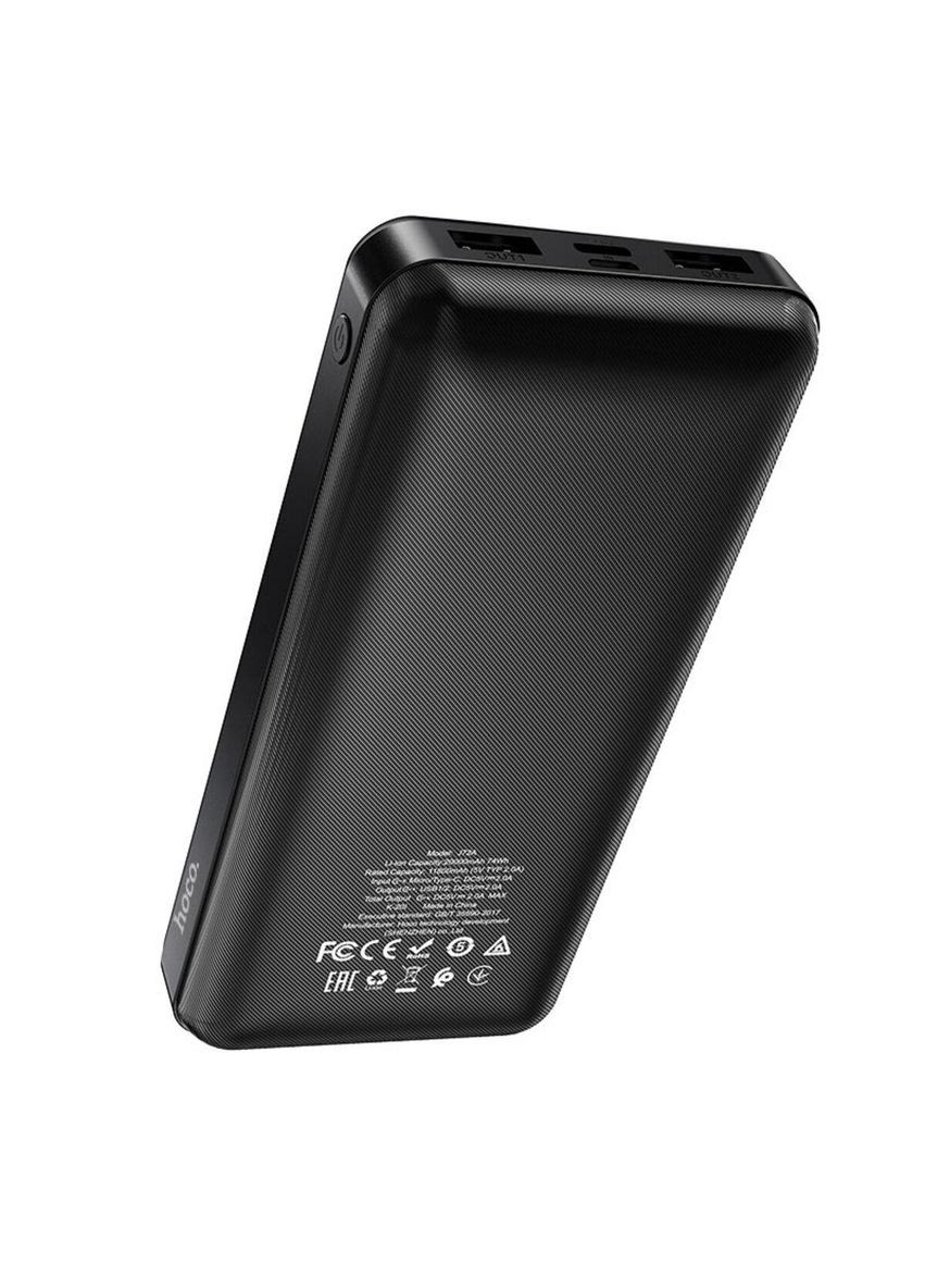 Внешний аккумулятор J72A Easy travel power bank(20000mAh) Black Hoco (316591839)
