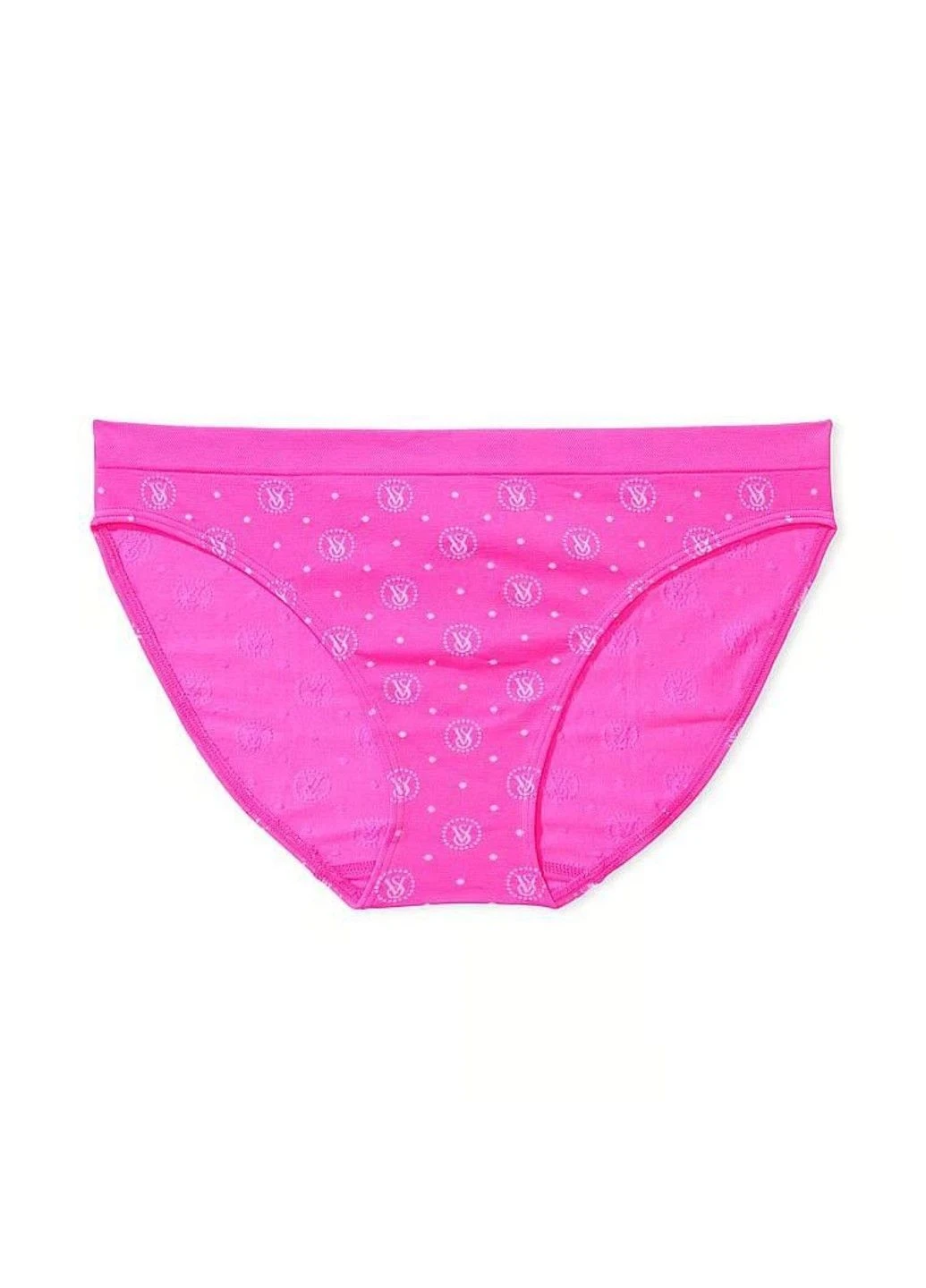Трусики-бикини женские с микрофибры Seamless Bikini Panty фуксия L Victoria's Secret (316551374)
