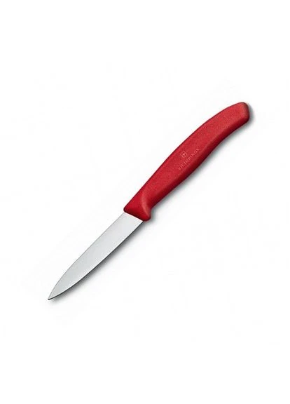 Кухонний ніж SwissClassic Paring лезо 8см з черв. ручкою Victorinox (386506325)