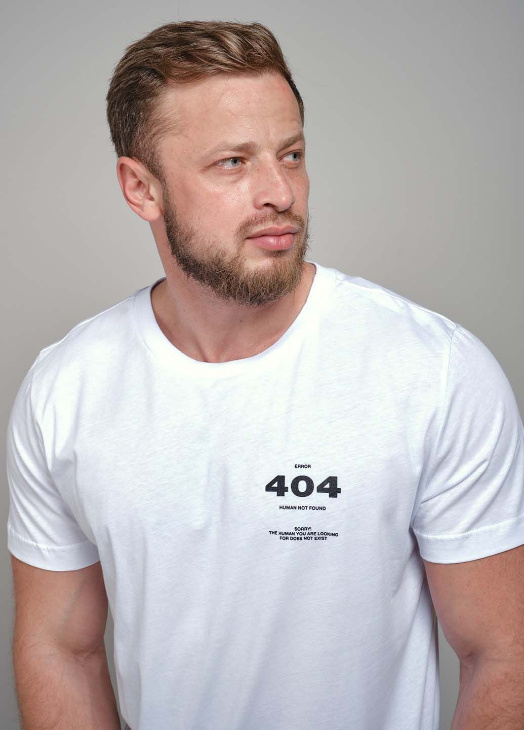 Белая футболка мужская Fashion