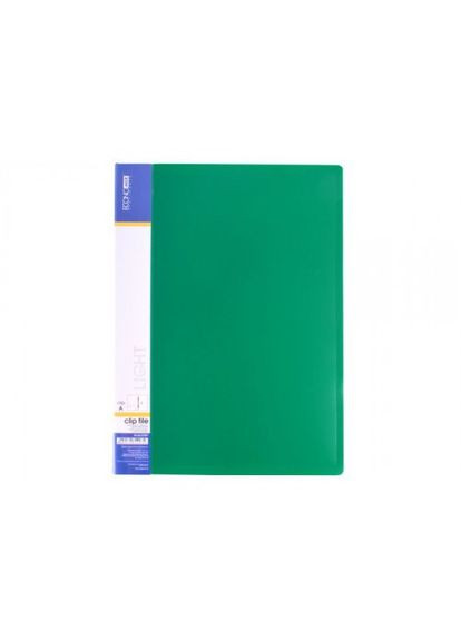 Папка-швидкозшивач з кишенею А4, 2 см, CLIP A Light, Зелена ECONOMIX (342417087)