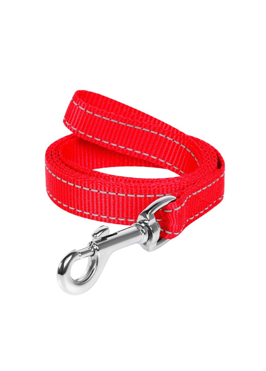 Поводок "" нейлоновый (ширина 25мм, длина 150см) красный Dog Extreme (322125419)