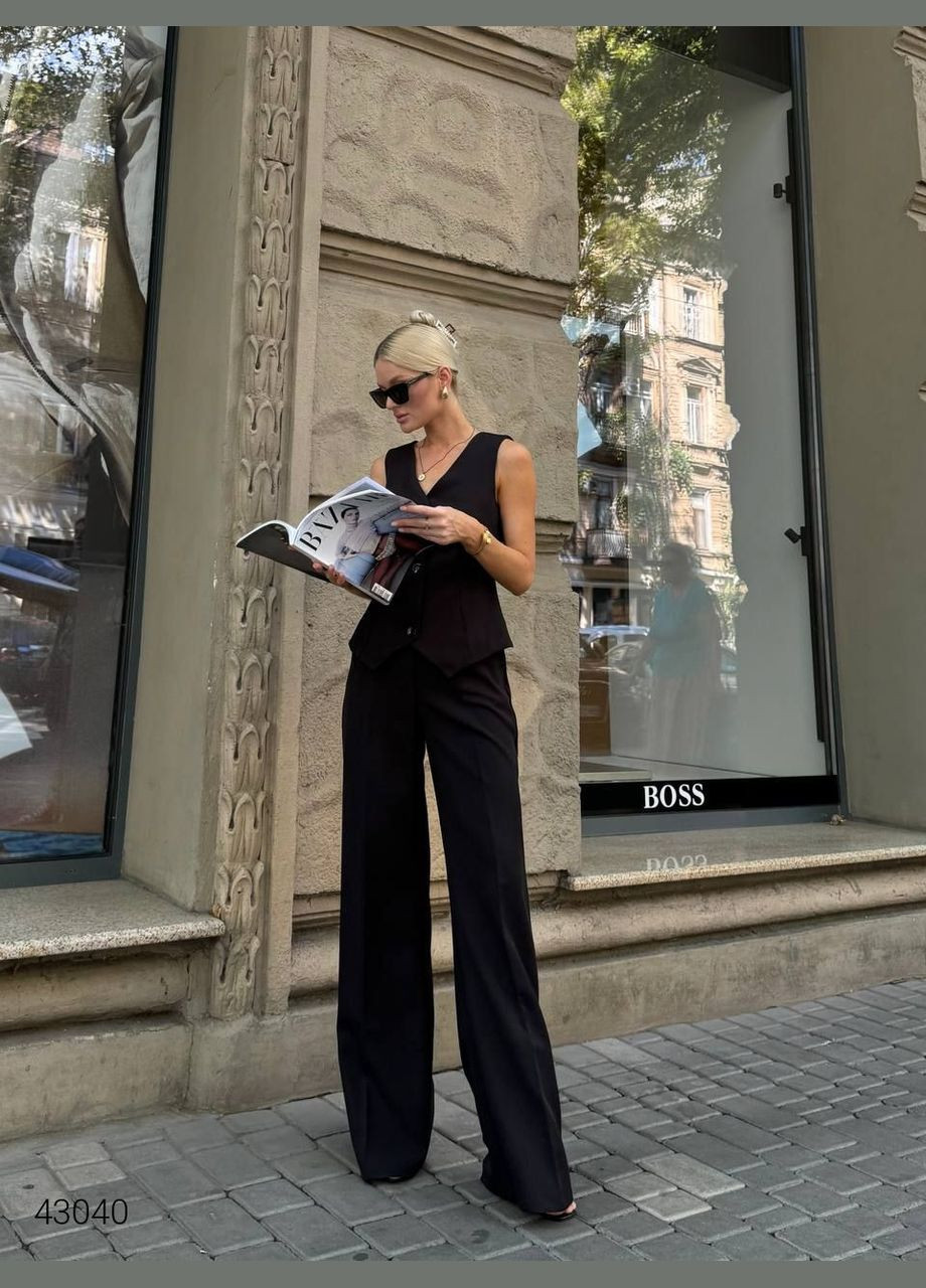 Женский костюм с жилеткой Liton (303775506)