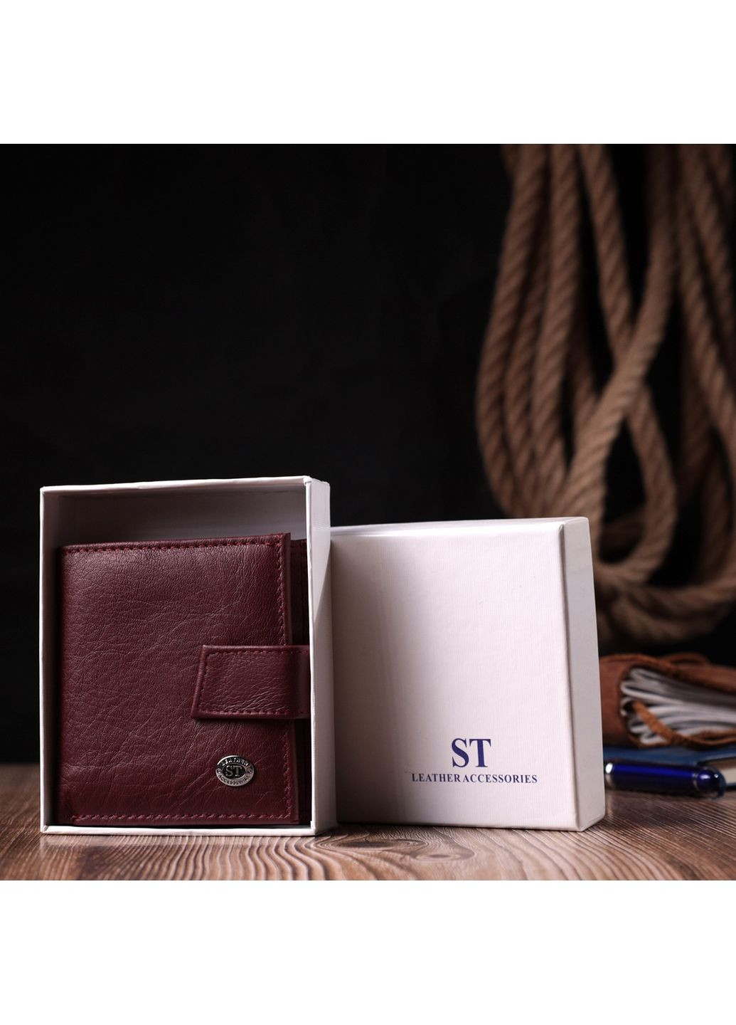 Жіночий шкіряний гаманець st leather (288185769)