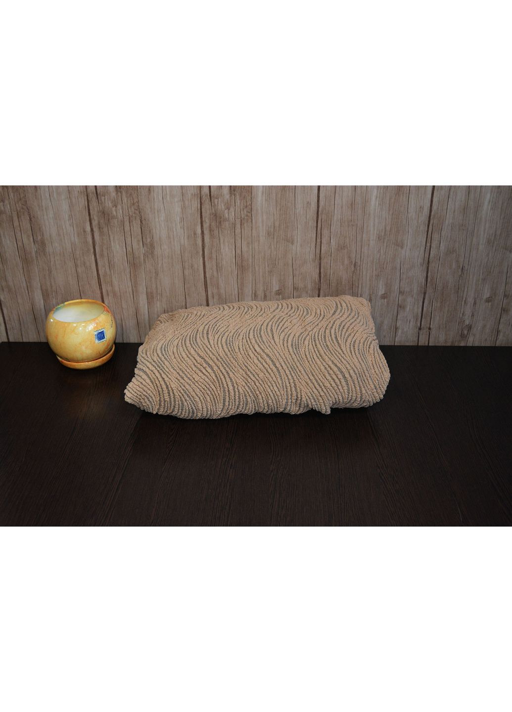 Чохол на тримісний диван універсальний натяжний жакардовий без рюш Туреччина Темно-сірий Kayra (366216911)