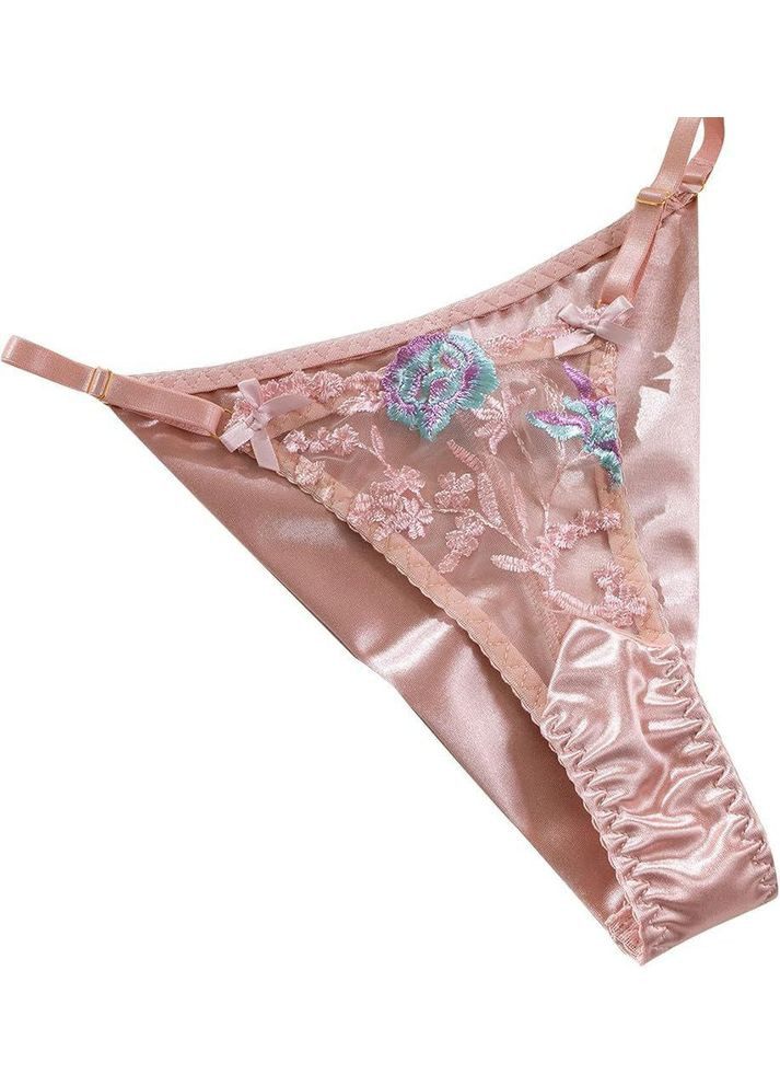 Бежевий спідньої білизни alice мереживний набір нижньої білизни з гартерами No Brand з кісточками нейлон, еластан, мереживо