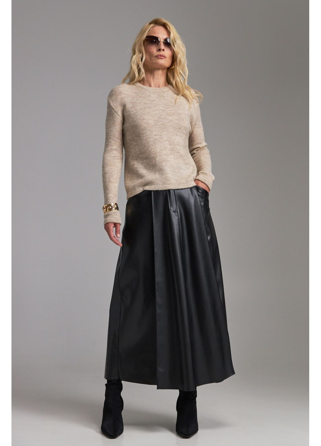 Джемпер з преміальної вовняної пряжі 2845 Triko Bakh (368778935)