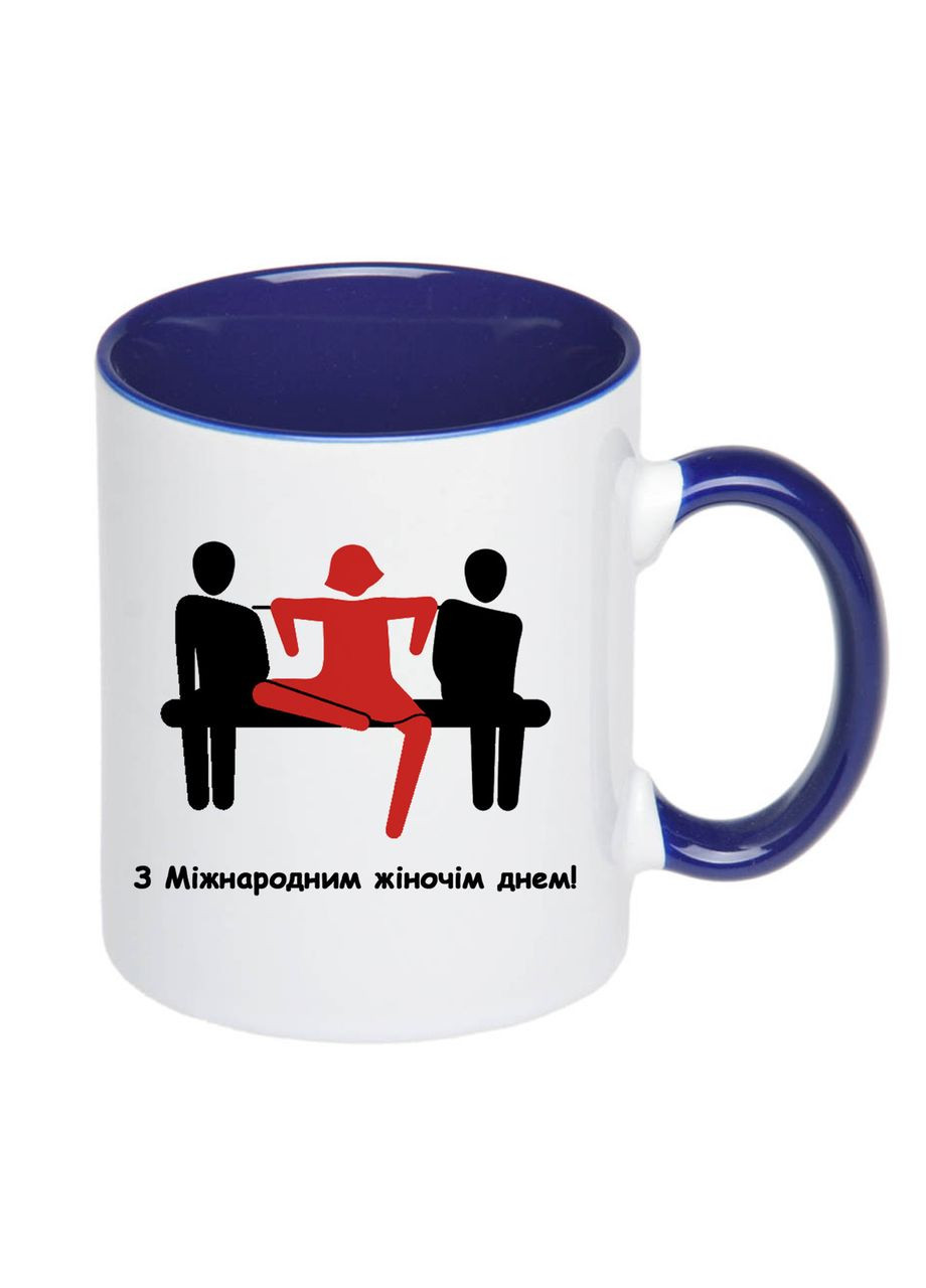 Чашка с печатью "С международным женским днем" 330мл ( ) (22840) No Brand (322471485)