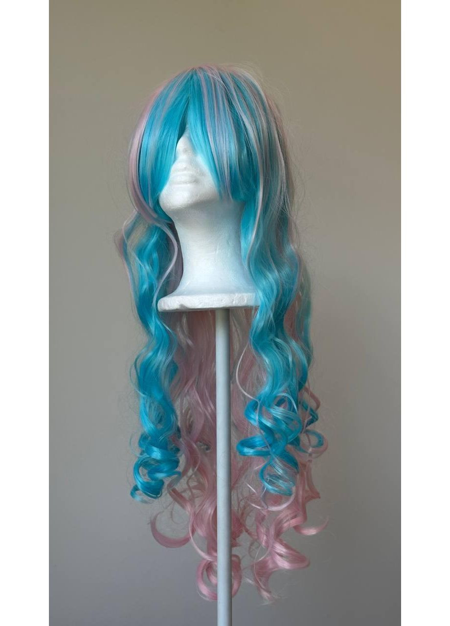 Перука рожево-фіолетова. Перука єдинорога. Перука 70 см. No Brand (368709606)