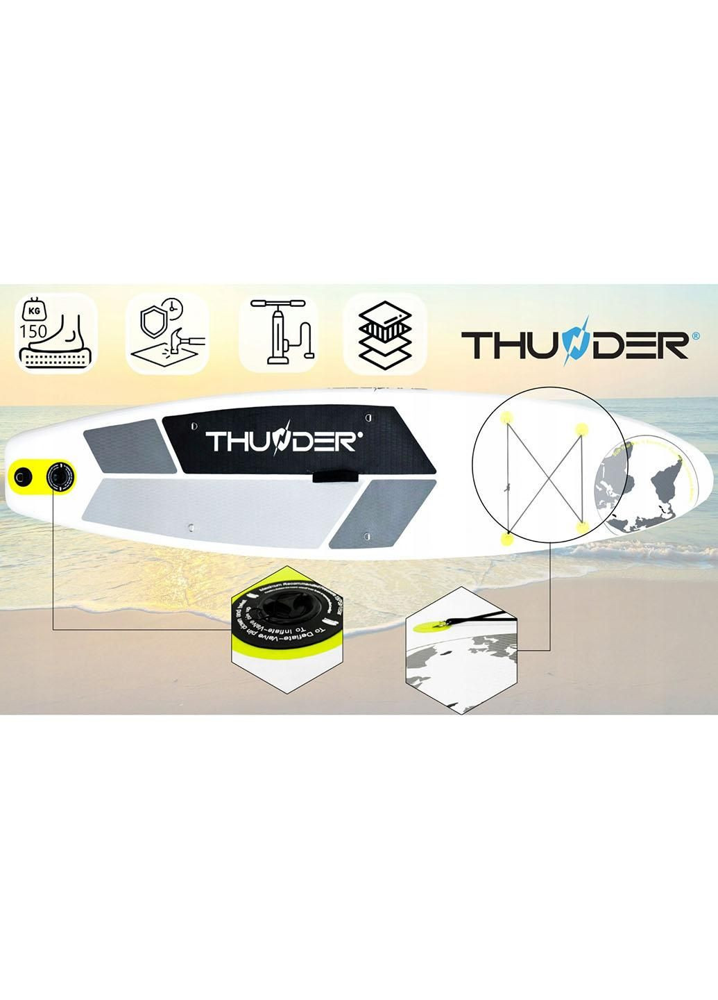 Надувная SUP доска Planet 320 см с веслом Lime Thunder (285696236)