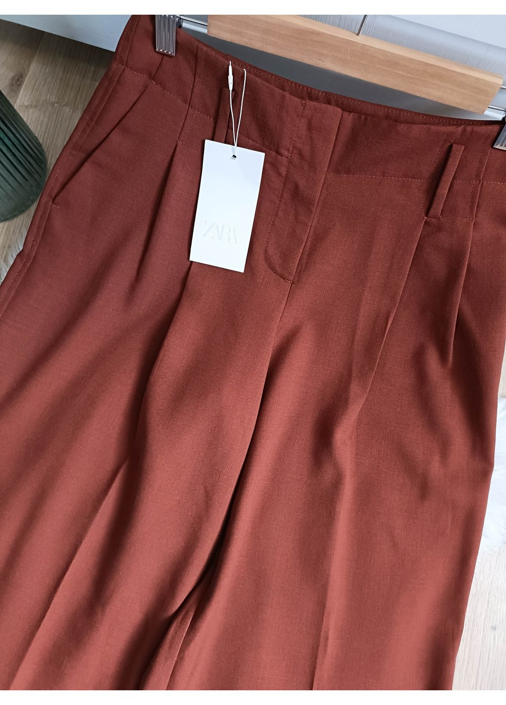 Оверсайз брюки зі складками Zara (362567503)