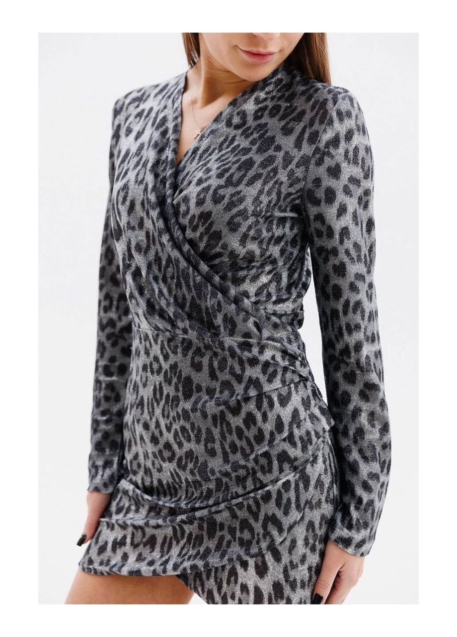 Сіра сукня леопард дів. 9832277 Baby Life (301940611)