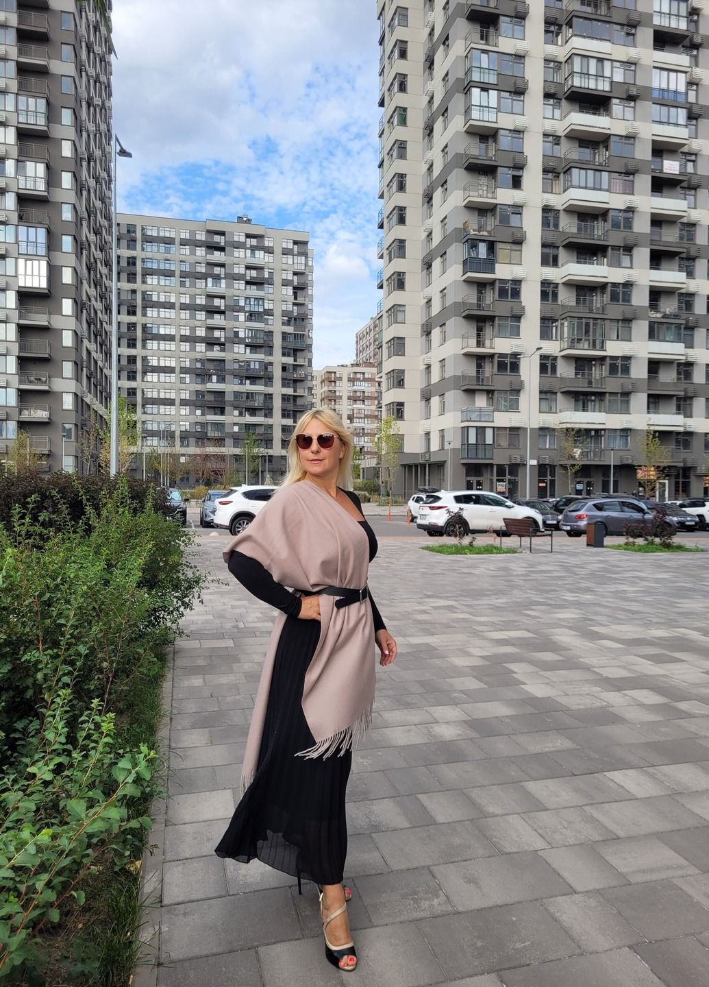 Женский стильный кашемировый шарф с особым плетением No Brand (362267295)