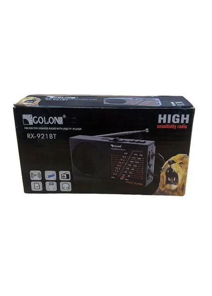 Портативный аккумуляторный радиоприемник RX-921BT Golon (343036928)