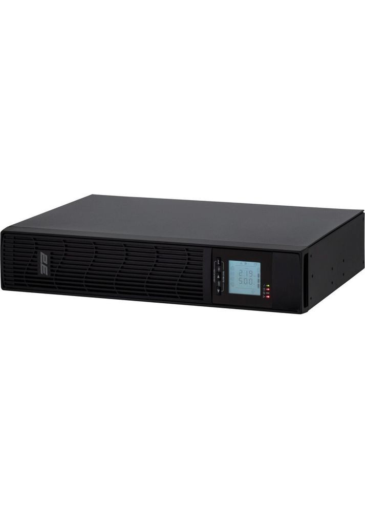 Лінійно-інтерактивний ДБЖ PS1000RT, 1000VA/800W, RT2U, LCD, USB, 3xC13 (-PS1000RT) 2E (314981630)