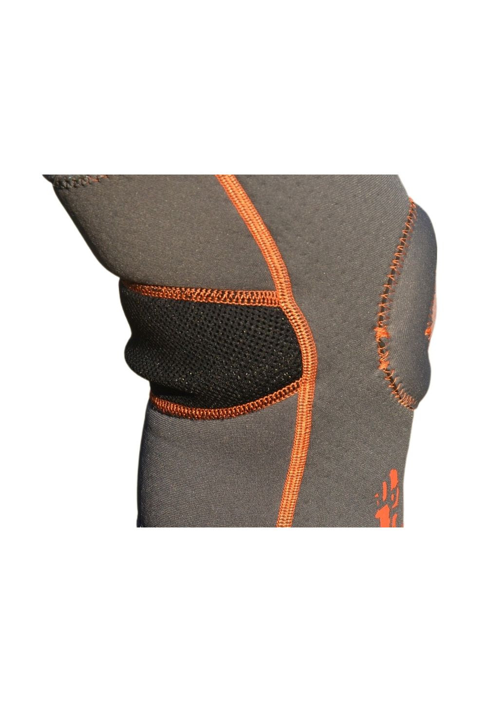 Наколінник MFA-297 Knee Support with Patella Stabilizer Dark Grey/Orange (A-012783) Mad Max (314810757)
